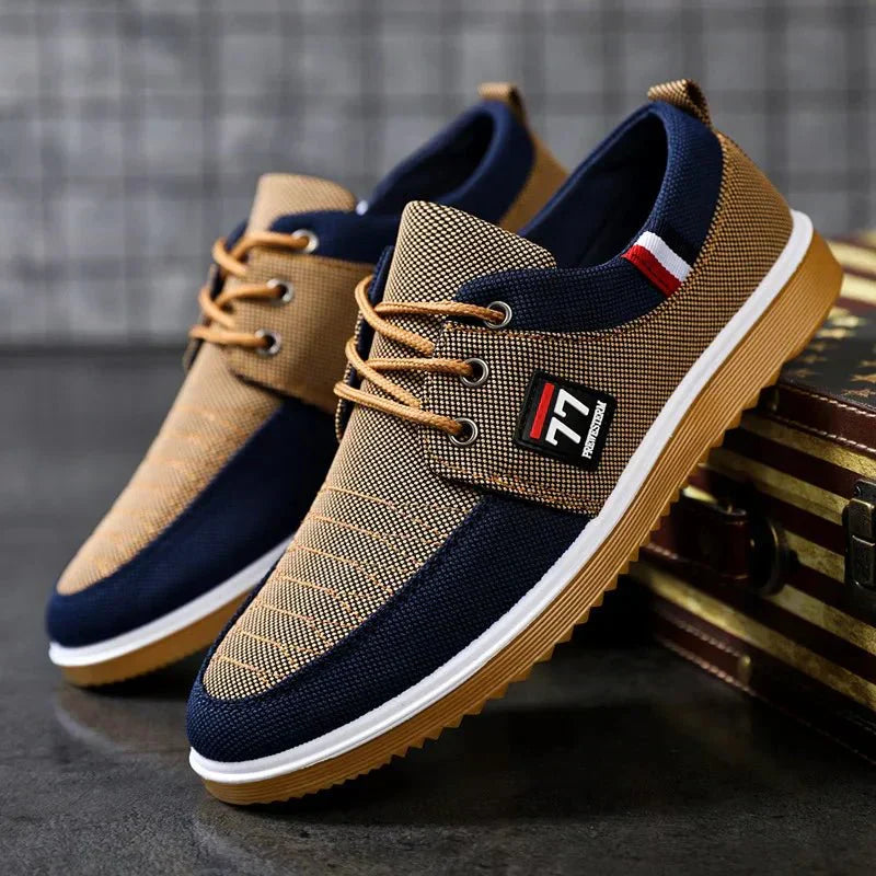 Scarpe Slip-On Uomo in Tela Traspirante Comode