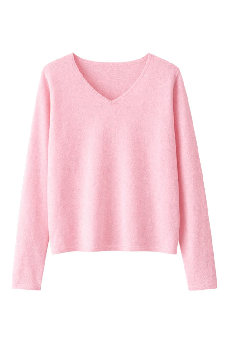 Maglia Uomo Misto Lana Scollo a V Vestibilità Regolare