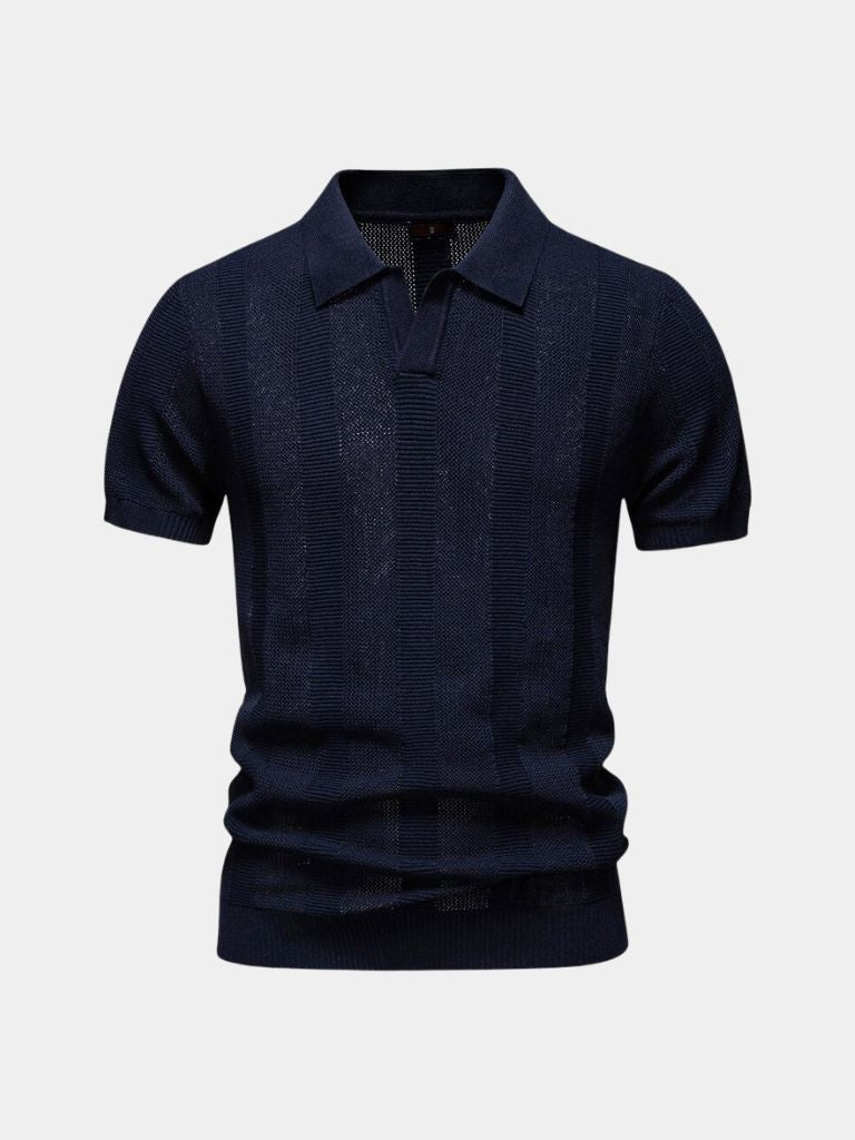 Polo Uomo Cotone Classica Vestibilità Regolare