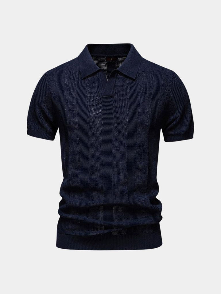 Polo Uomo Cotone Classica Vestibilità Regolare