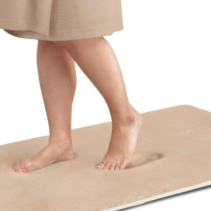 Tappetino da Bagno Memory Foam Antiscivolo Morbido e Ad Asciugatura