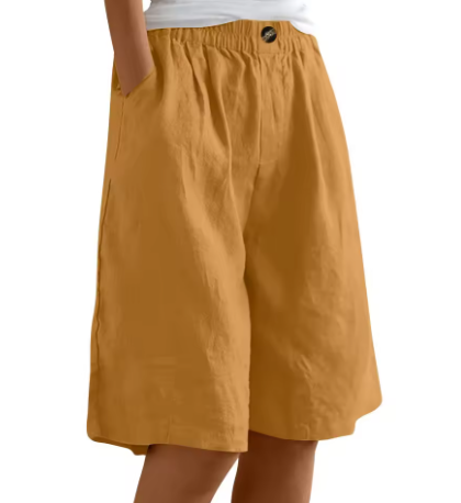 Bermuda Donna Casual Tessuto Leggero Vestibilità Regular - Vesarelli