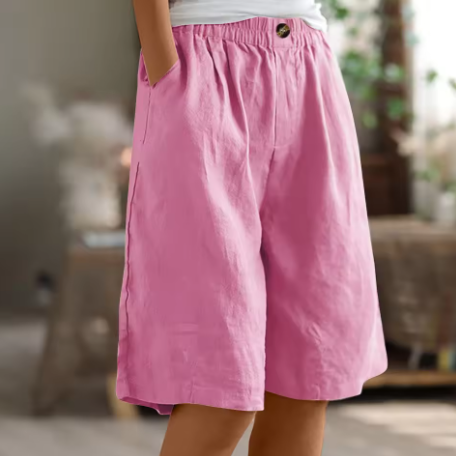 Bermuda Donna Casual Tessuto Leggero Vestibilità Regular - Vesarelli