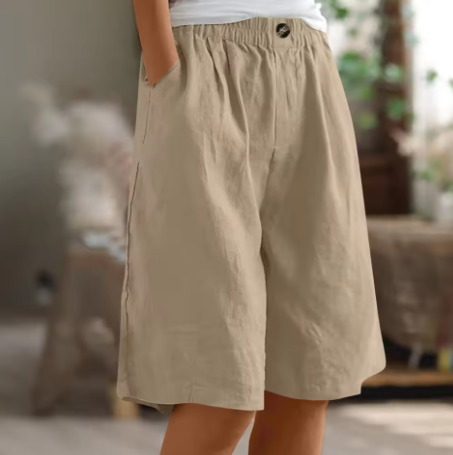 Bermuda Donna Casual Tessuto Leggero Vestibilità Regular - Vesarelli