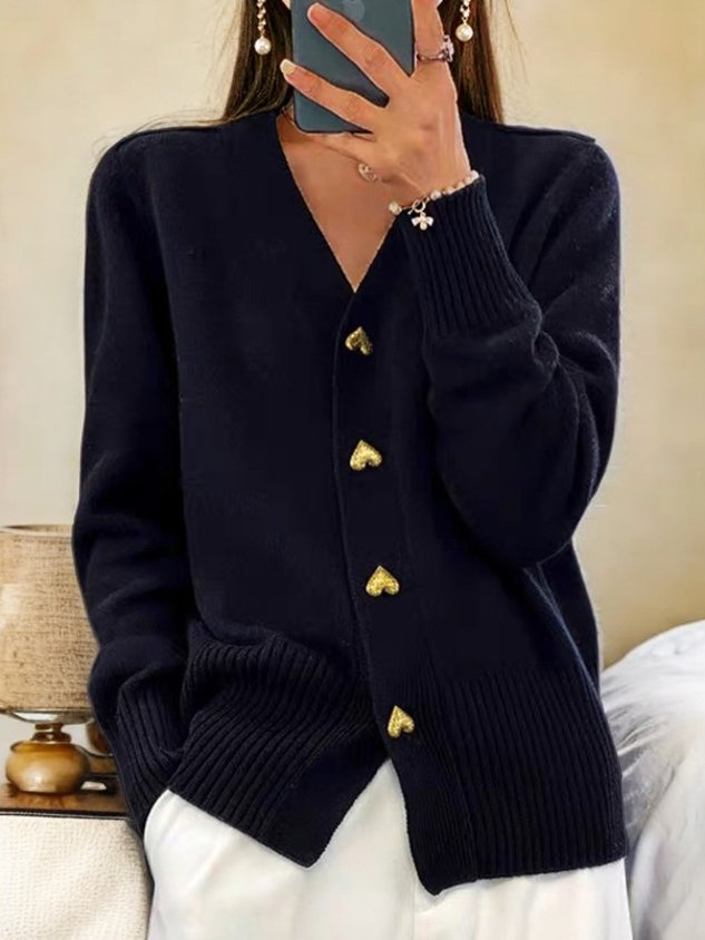 Cardigan Donna in Maglia Calda e Morbida