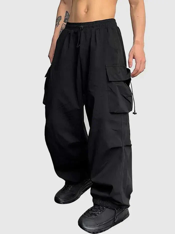 Pantaloni Cargo Uomo Tessuto Resistente Taglio Rilassato - Vesarelli