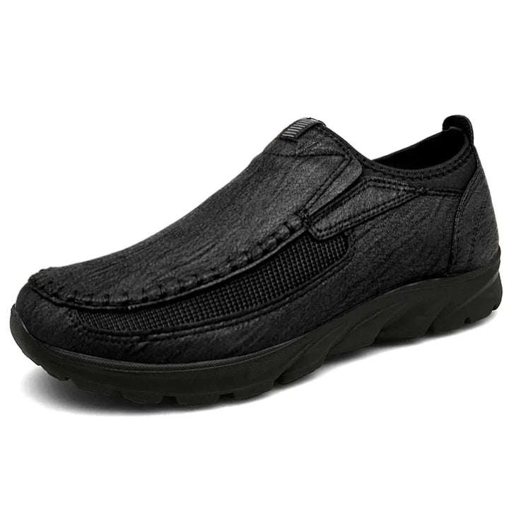 Scarpe Ortopediche Uomo Pelle Slip-On Flessibili Leggere