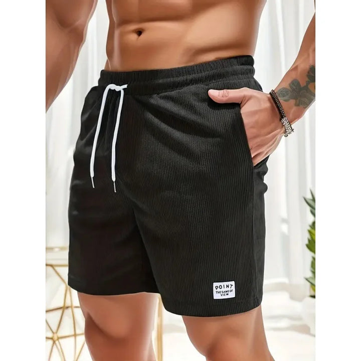 Shorts Uomo Leggeri Cotone Casual con Coulisse e Tasche