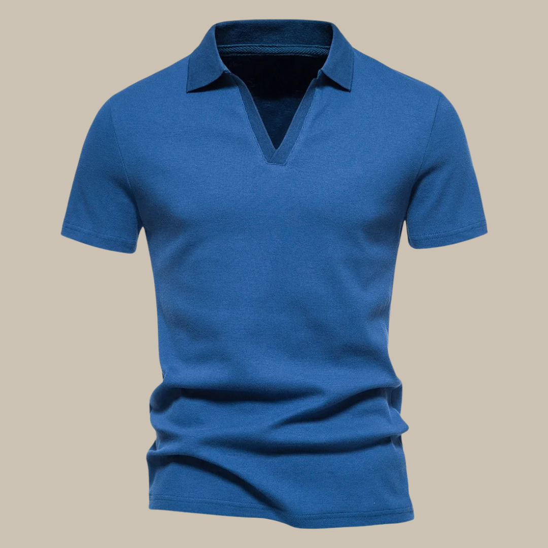 Polo Uomo in Lana Merino Manica Corta Primavera