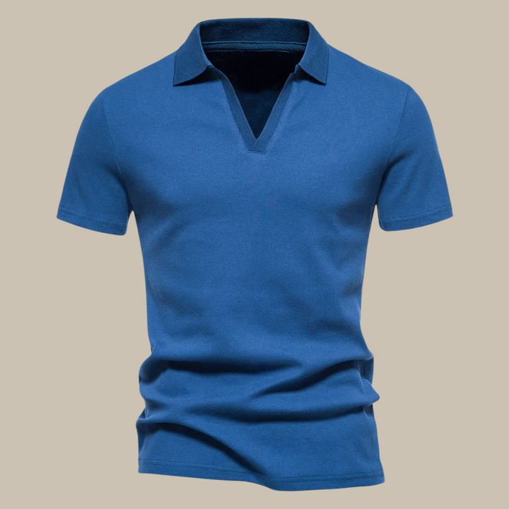 Polo Uomo in Lana Merino Manica Corta Primavera