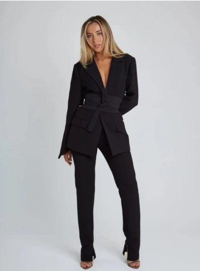 Blazer Donna Scollo a V Vestibilità Classica - Vesarelli