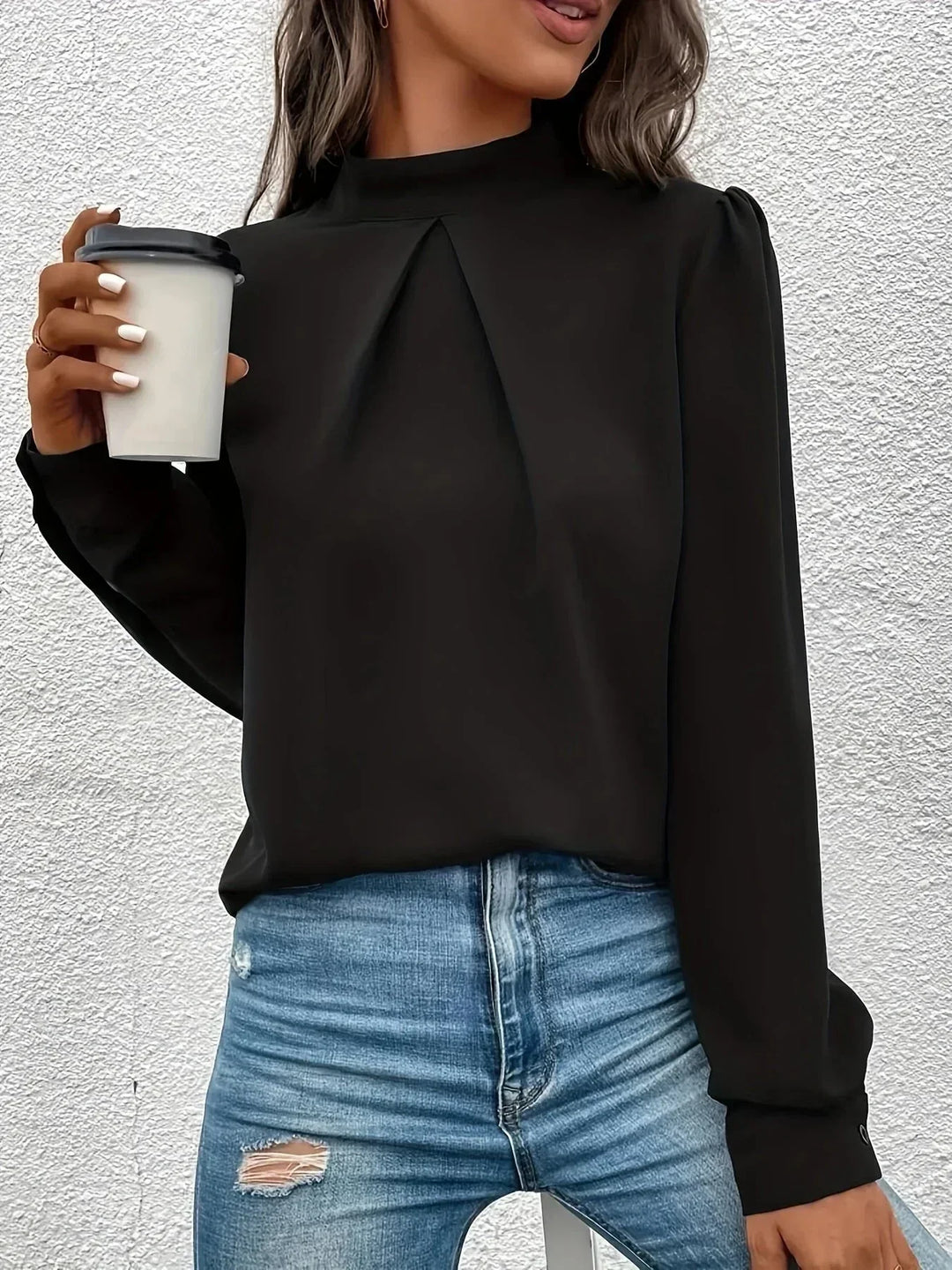 Maglia Donna Manica Lunga Stile Elegante - Vesarelli