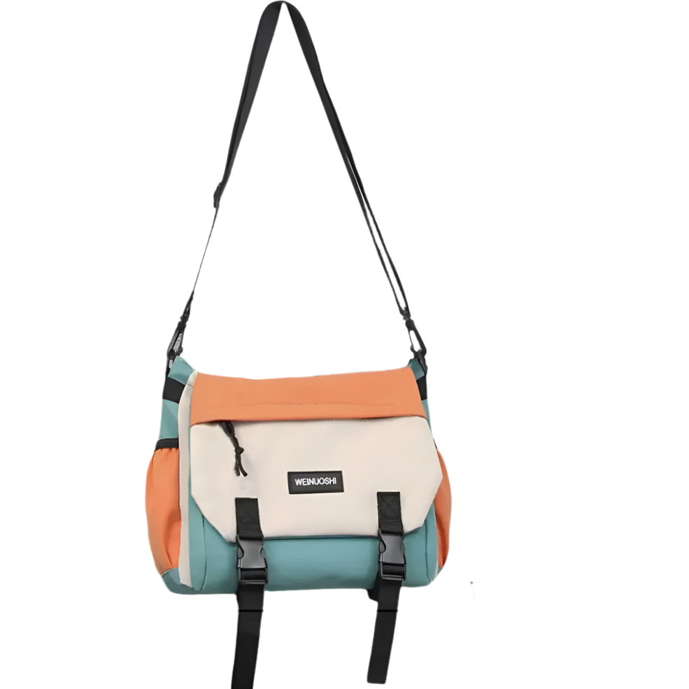 Borsa a Tracolla Donna in Nylon Leggera e Capiente - Vesarelli