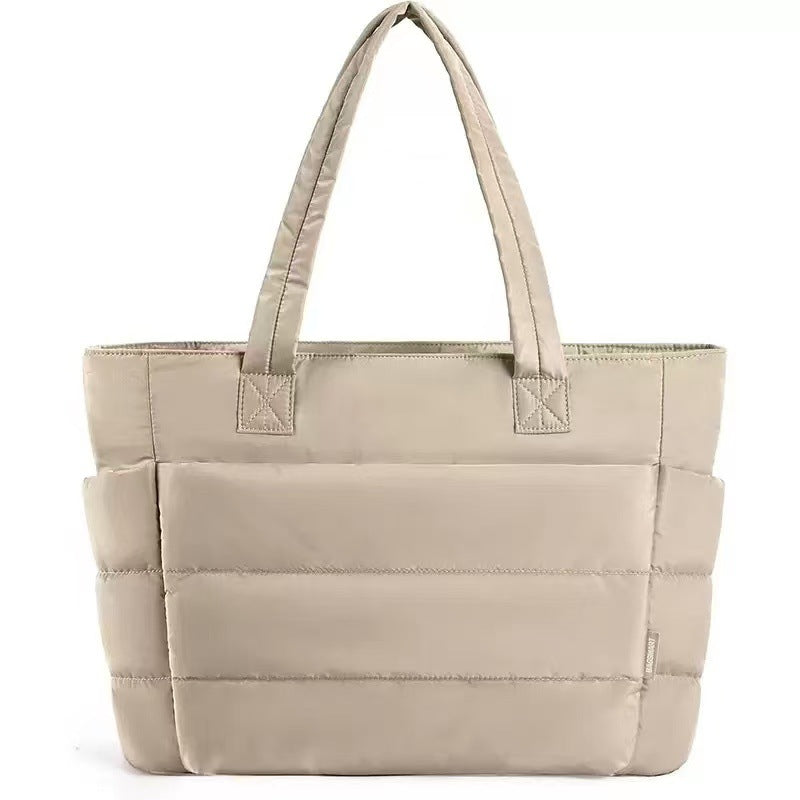 Borsa Tote Donna Trapuntata Spaziosa per Laptop Elegante - Vesarelli