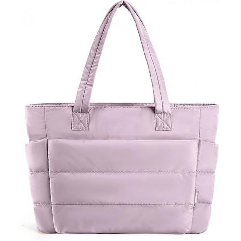 Borsa Tote Donna Trapuntata Spaziosa per Laptop Elegante - Vesarelli
