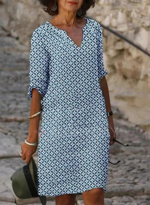 Abito Estivo Donna Tessuto Leggero Vestibilità Avvolgente - Vesarelli