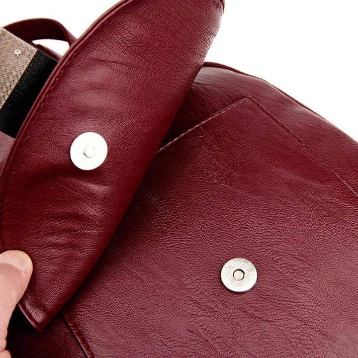Zaino Mini Donna in Pelle Morbida Compatto con Spallacci Regolabili