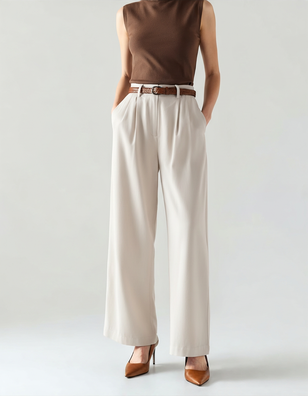 Pantaloni Capri Donna Tessuto Morbido Vestibilità Confortevole - Vesarelli