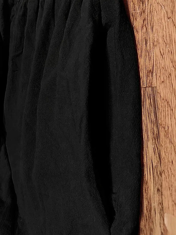 Abito Midi Donna Leggero Tasche Manica Corta Disinvolto
