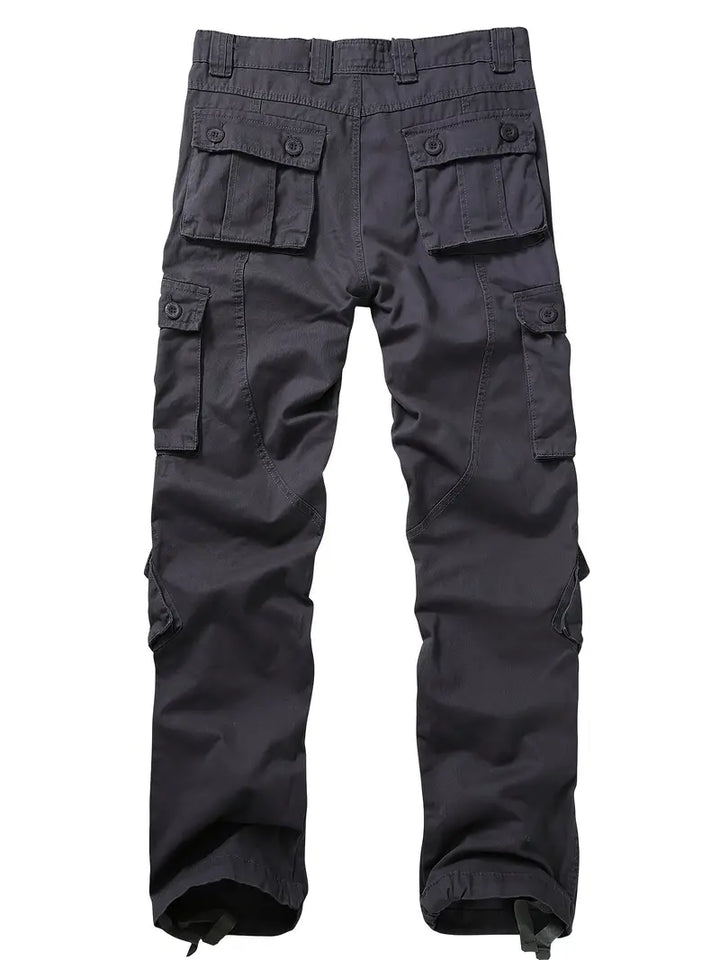 Pantaloni Cargo Uomo Cotone Comodi Vestibilità Regolare
