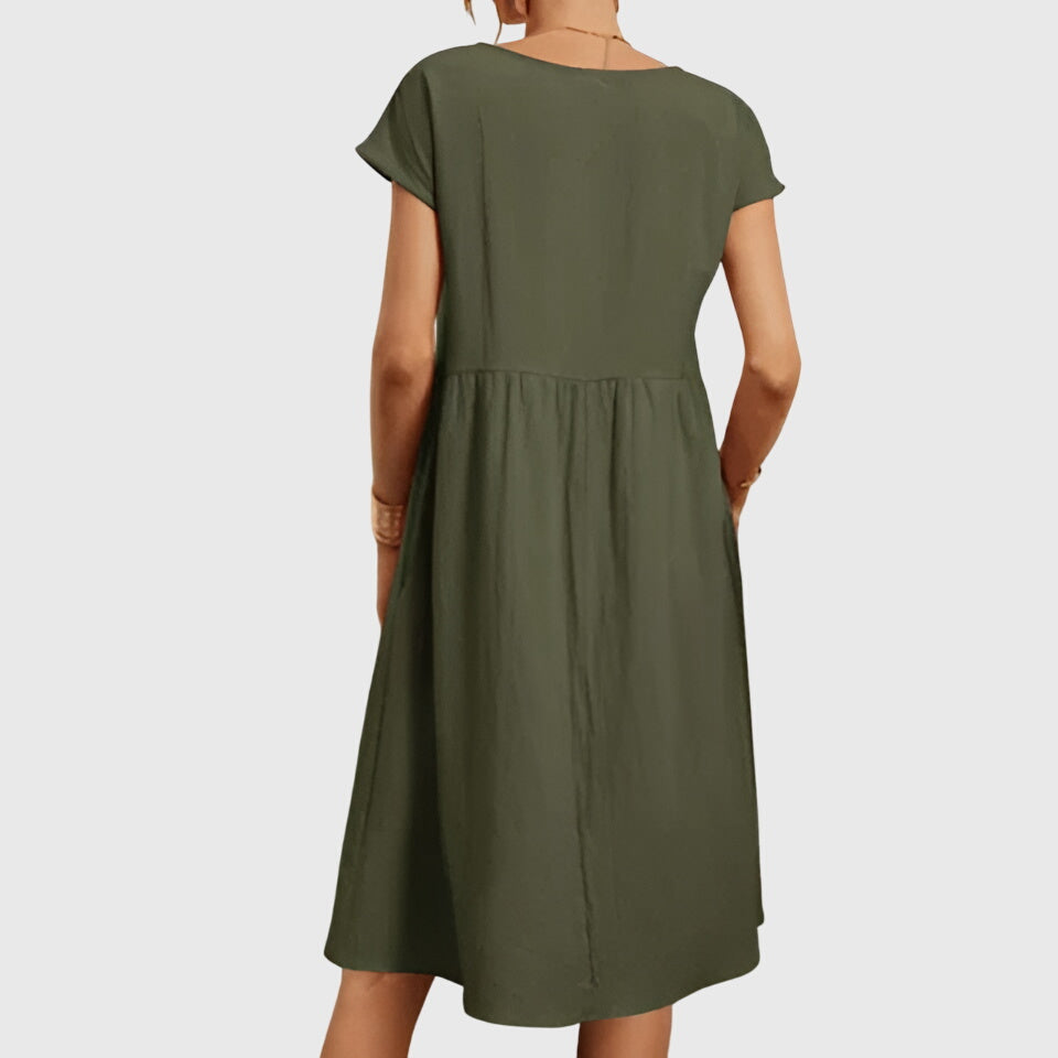 Abito Donna Tessuto Leggero Linea Fresca Primavera