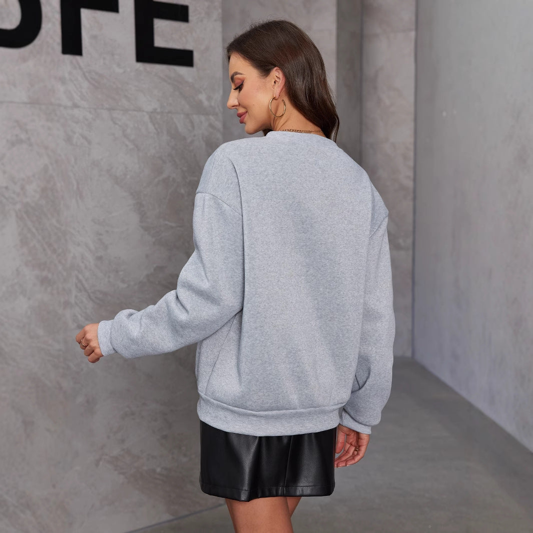 Maglione Donna in Maglia con Fiocco Maniche Lunghe Morbido