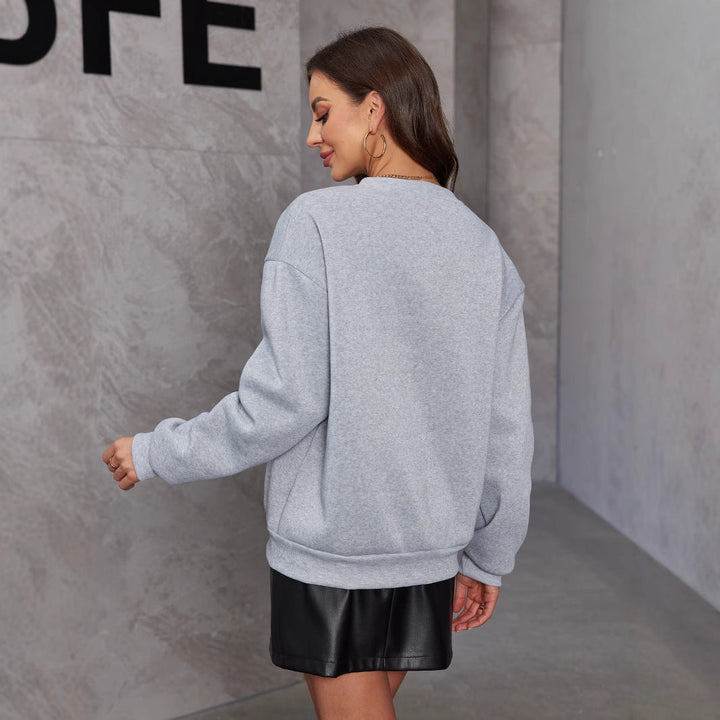 Maglione Donna in Maglia con Fiocco Maniche Lunghe Morbido