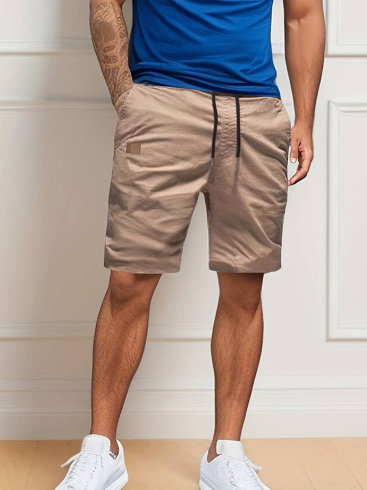 Pantaloncini Cargo Uomo Tessuto Resistente Vestibilità Comoda