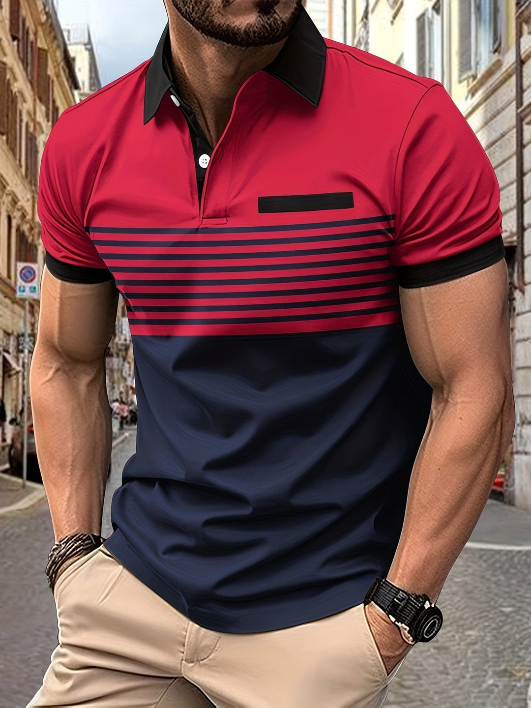 Polo Uomo Cotone Estiva Manica Corta Classica - Vesarelli
