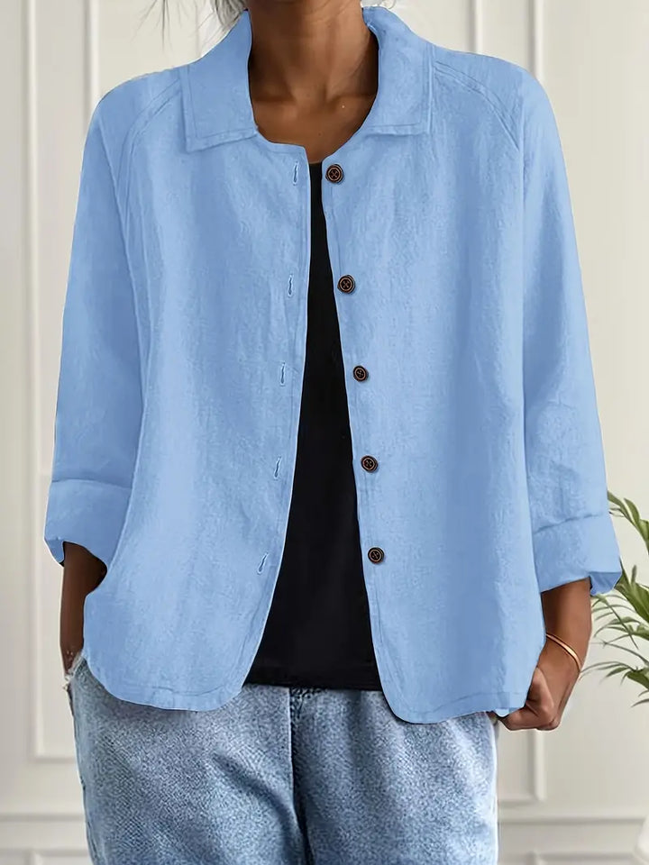 Blusa Donna Casual Tessuto Leggero Vestibilità Comoda - Vesarelli