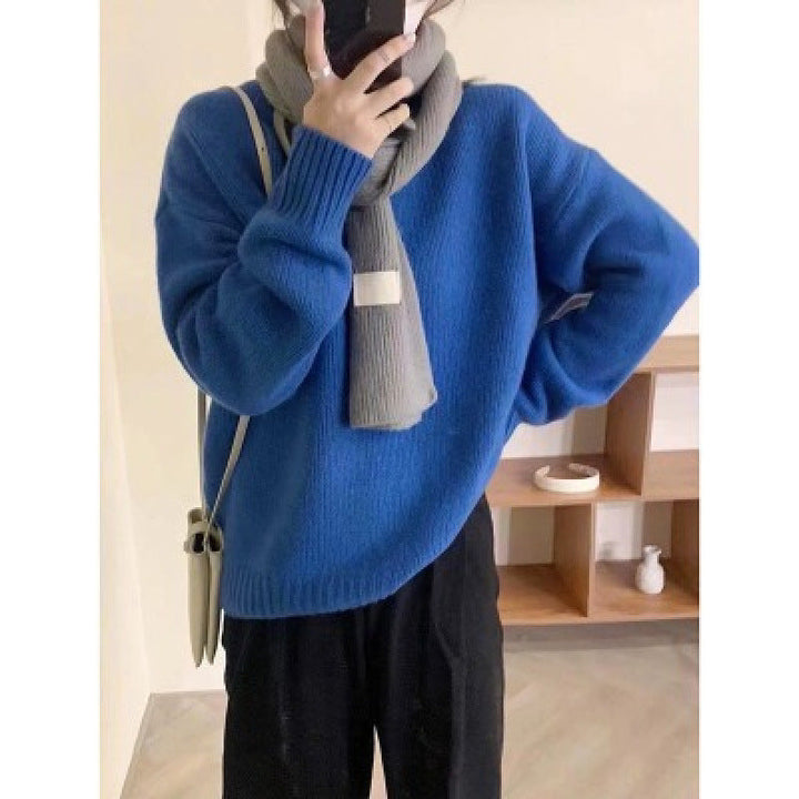 Maglione Donna Oversize in Misto Mohair Ampio