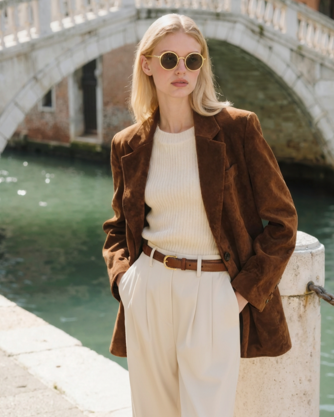 Pantaloni Capri Donna Tessuto Morbido Vestibilità Confortevole