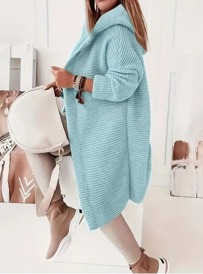 Cardigan Donna con Cappuccio Vestibilità Comoda - Vesarelli