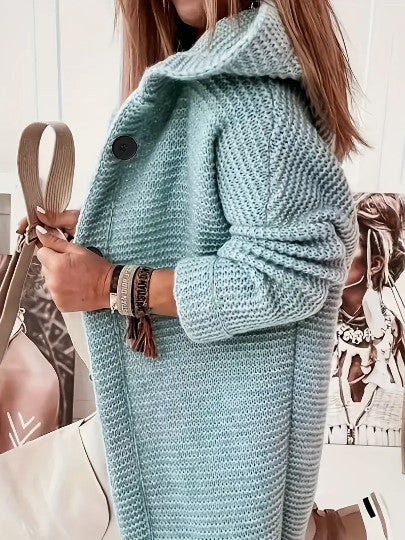 Cardigan Donna con Cappuccio Vestibilità Comoda - Vesarelli