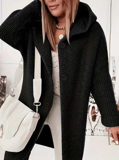 Cardigan Donna con Cappuccio Vestibilità Comoda - Vesarelli