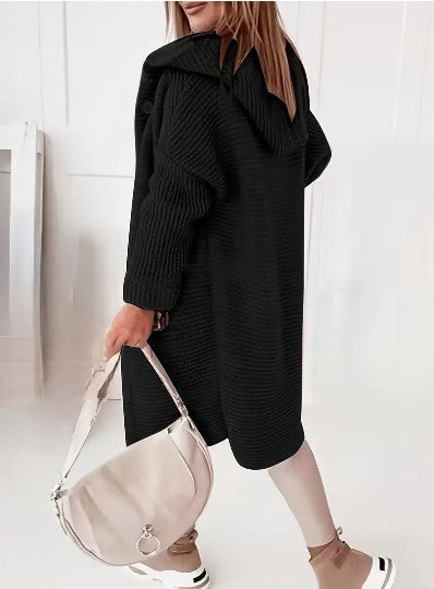 Cardigan Donna con Cappuccio Vestibilità Comoda - Vesarelli