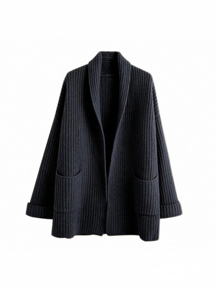 Cardigan Donna Maniche Lunghe Stile Casual Morbido - Vesarelli