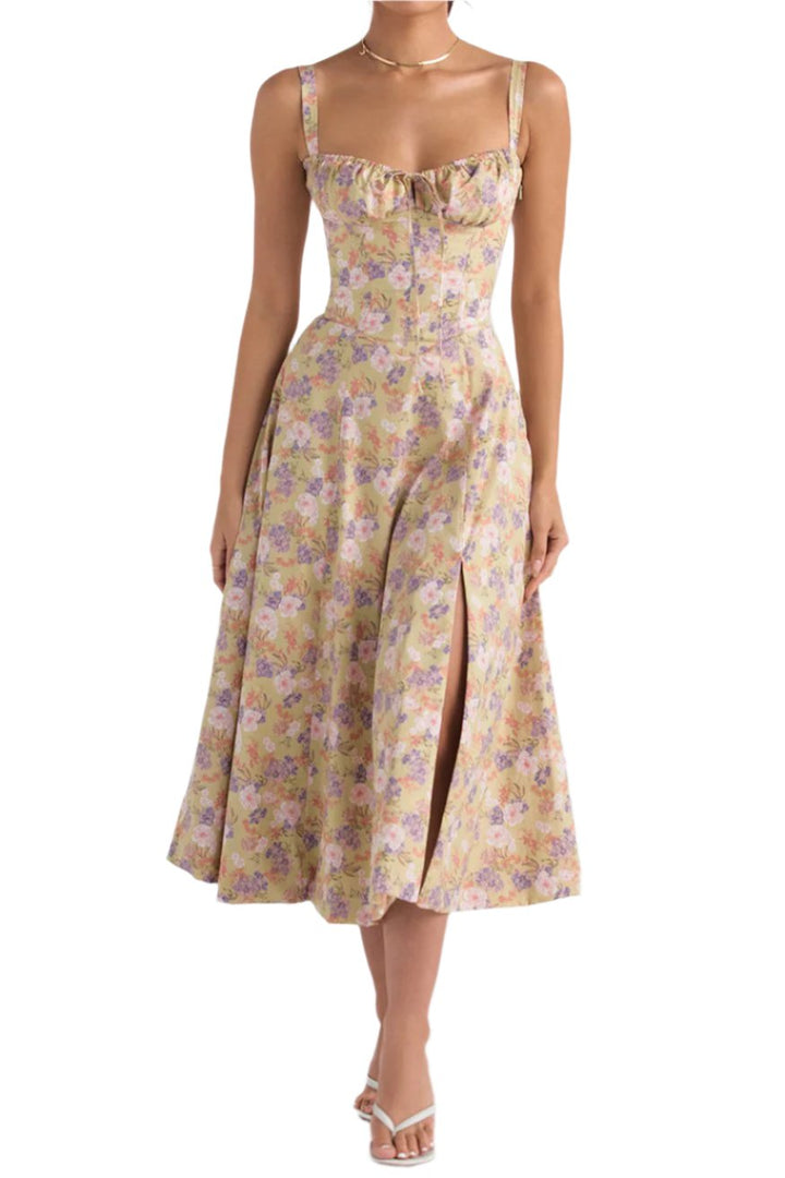 Abito Estivo Donna Elegante Vita Sagomata - Vesarelli
