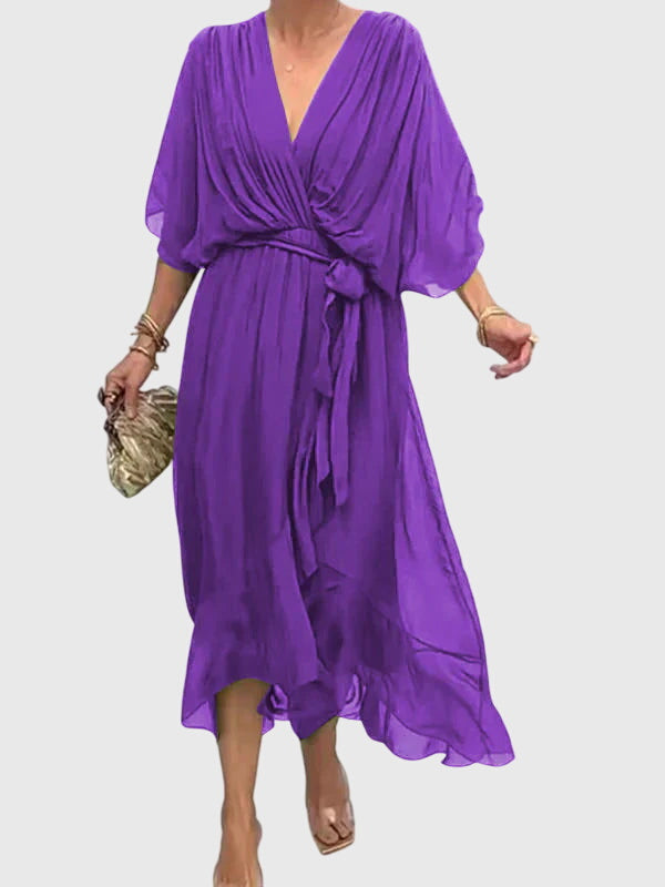 Abito Donna Elegante Vestibilità Slim Design Raffinato