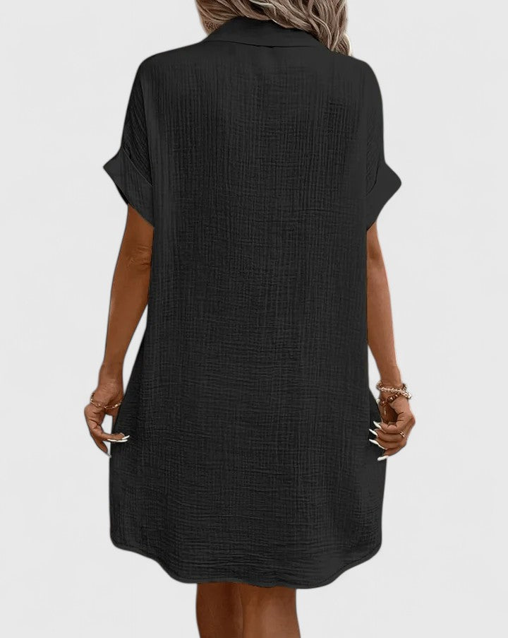Abito Midi Donna Design Ricercato Silhouette Definita