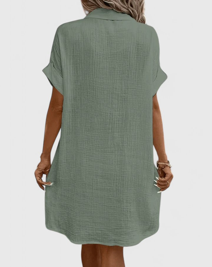 Abito Midi Donna Design Ricercato Silhouette Definita