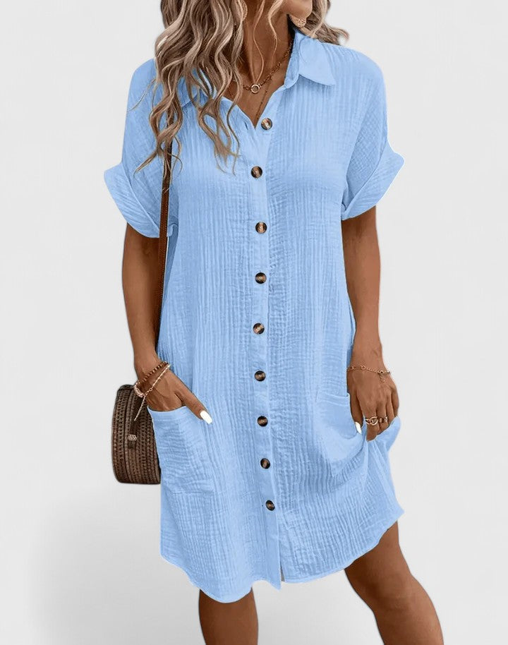 Abito Midi Donna Design Ricercato Silhouette Definita