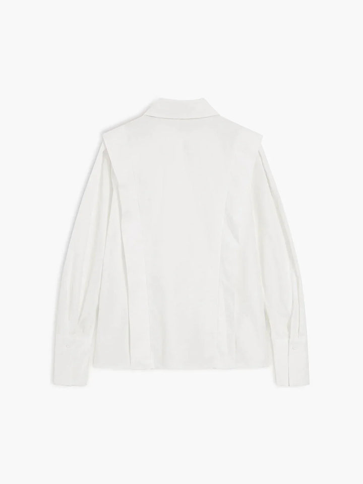 Chemise carrée femme à boutons multiples, en tissu léger, disponible en plusieurs couleurs, coupe décontractée.