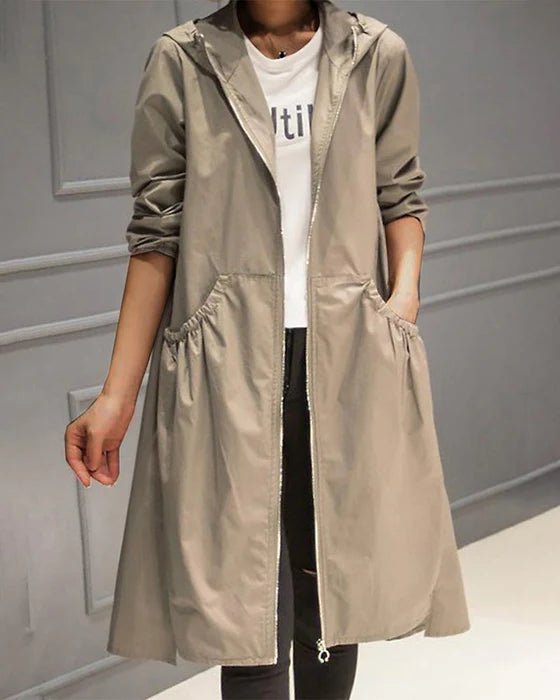Trench Classico Donna Tessuto Leggero Stile Estivo - Vesarelli