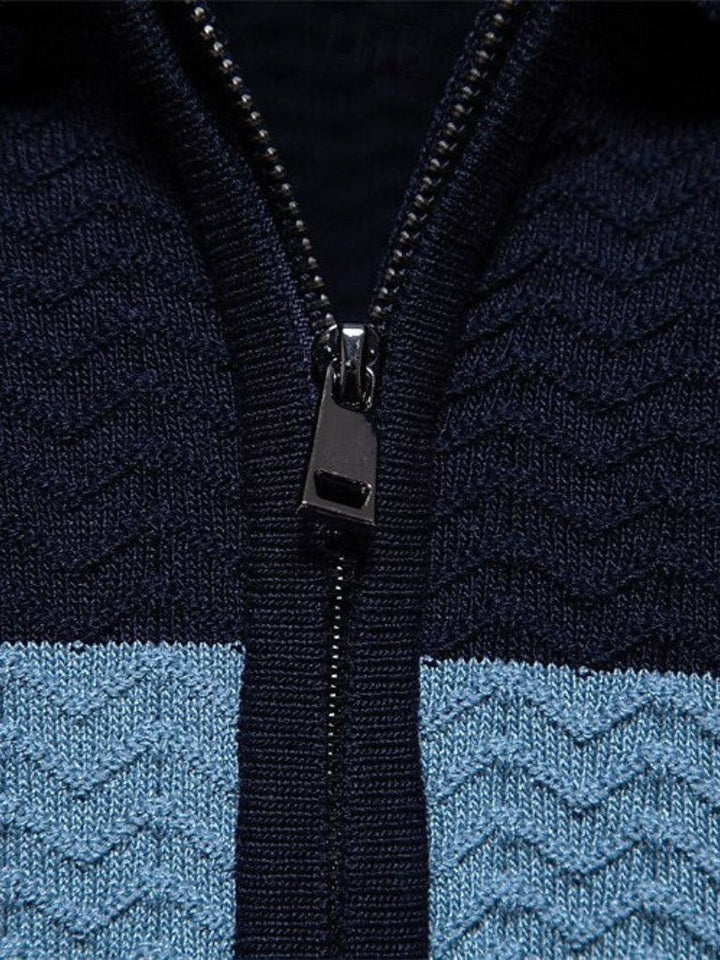 Polo Uomo Cotone Classic Fit con Zip a Un Quarto