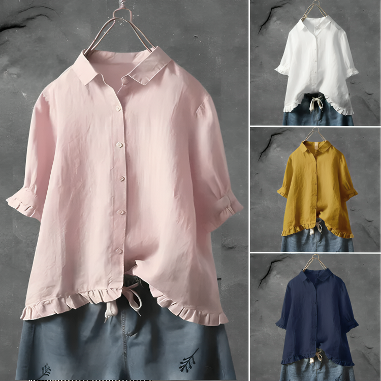 Camicia Donna in Cotone Elegante Vestibilità Confortevole