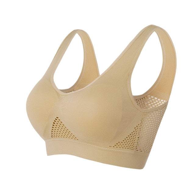 Reggiseno Push-Up Donna Senza Cuciture Estivo Morbido - Vesarelli