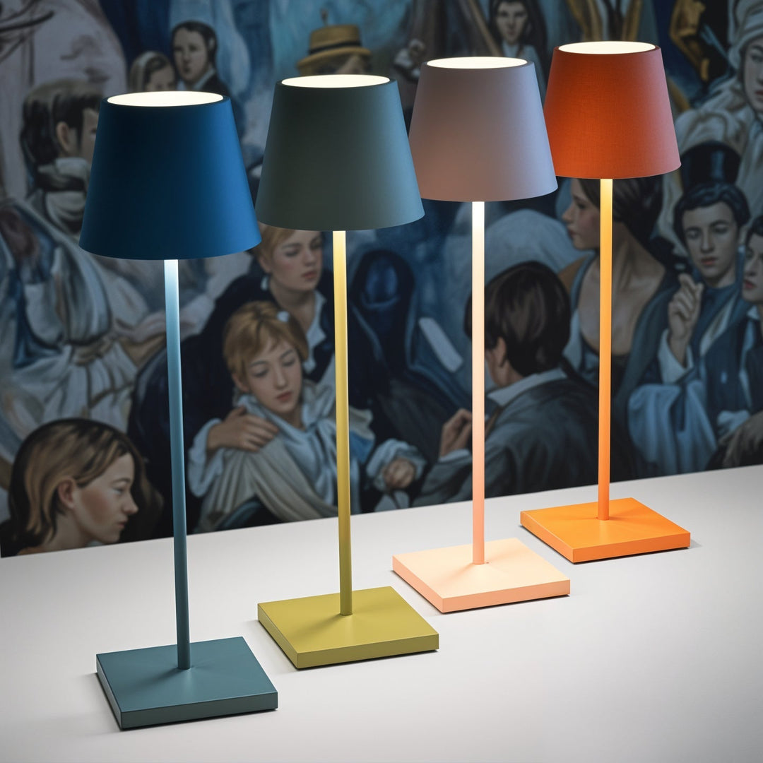 Lampada da Tavolo LED Ricaricabile Senza Fili Design Minimalista