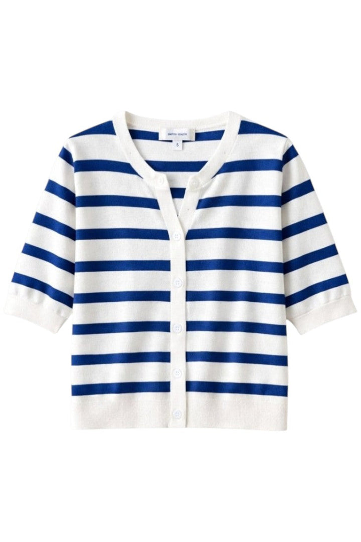 Cardigan Donna Cotone Bottoni Scollatura a V Mezza Stagione - Vesarelli