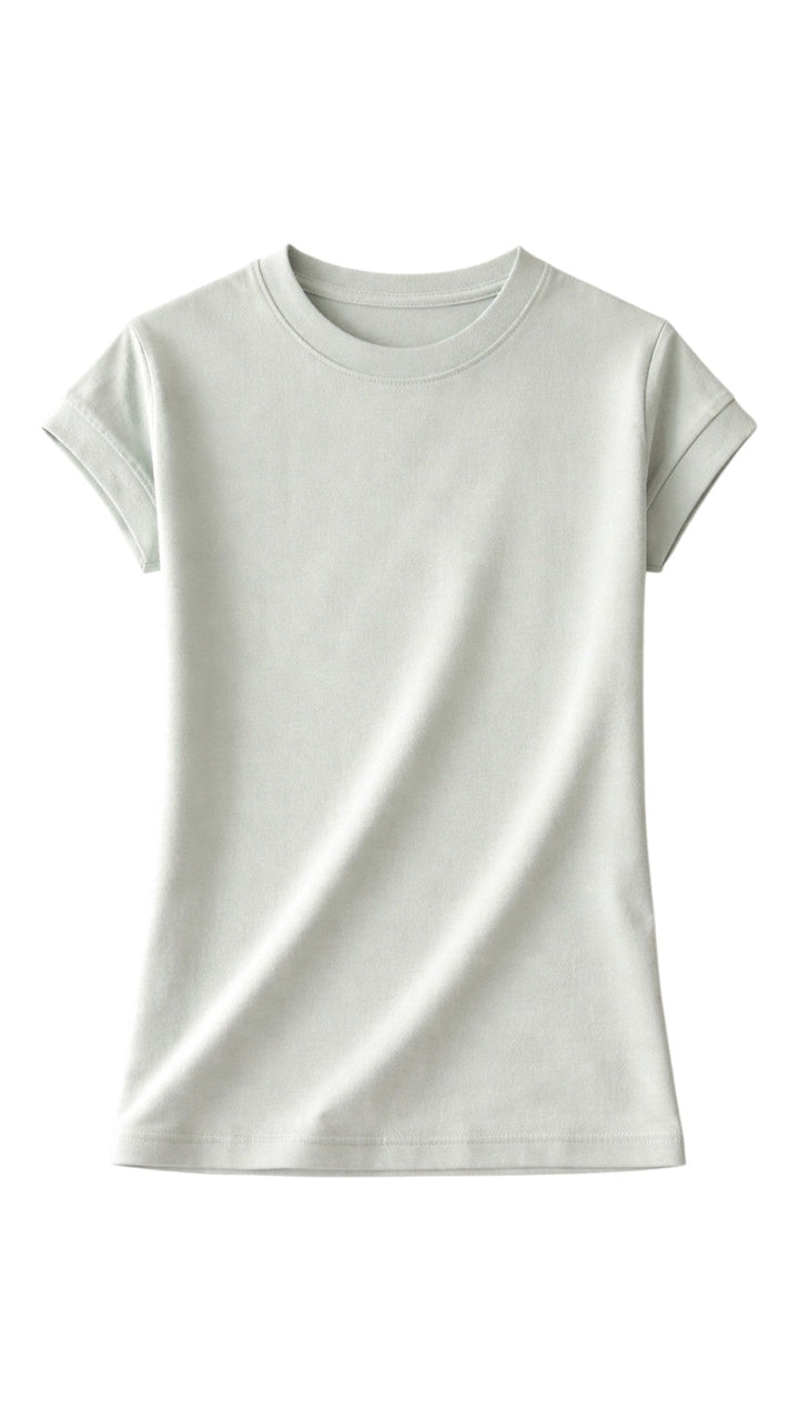 T-shirt Uomo Cotone Mercerizzato Collo O Maniche Corte
